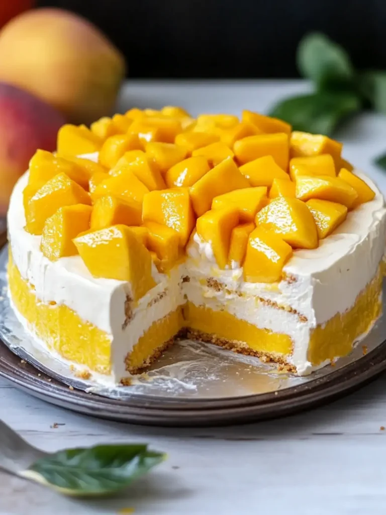 Mango Tres Leches Cake