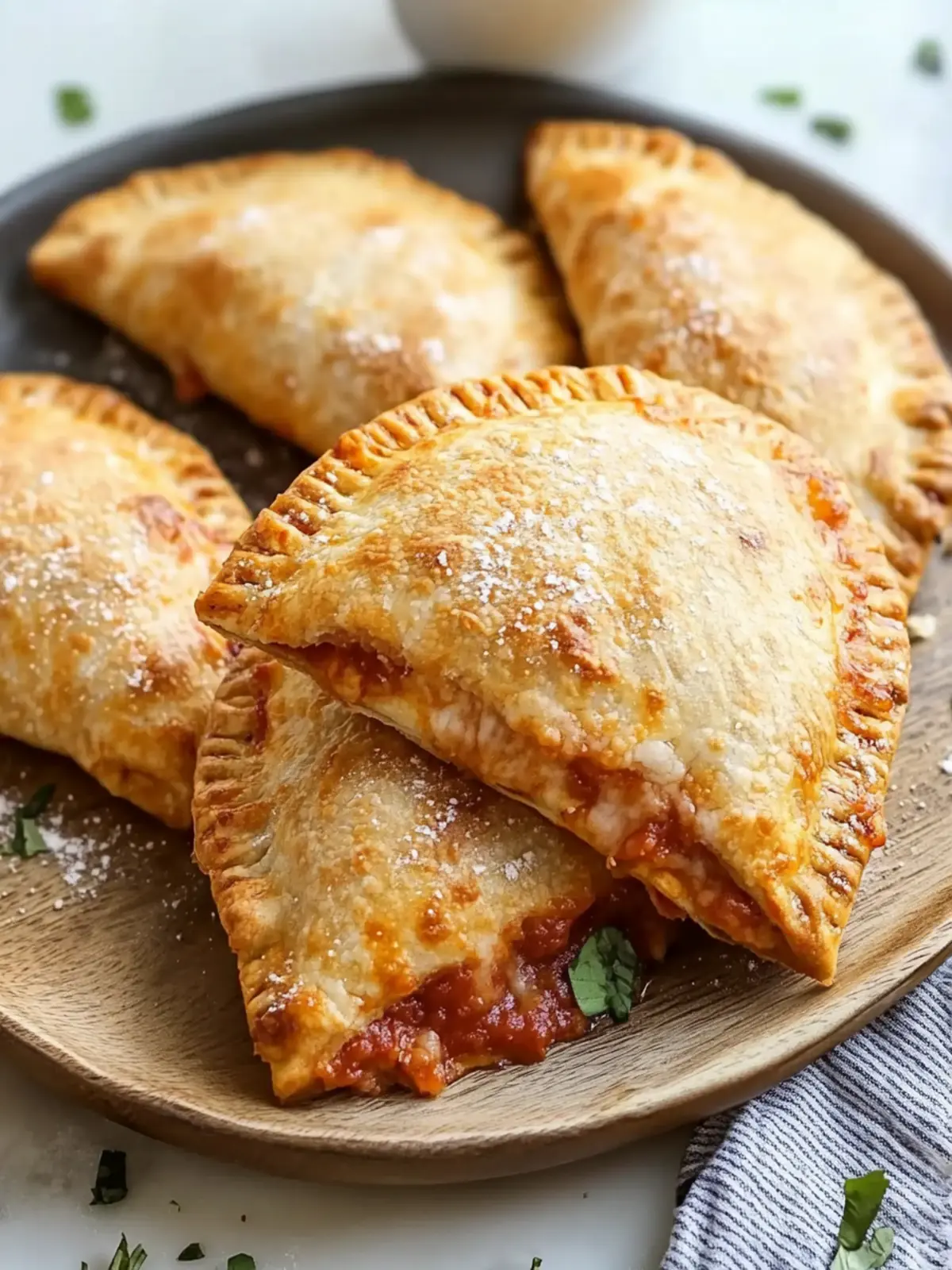 Homemade Pizza Pockets Loaded with Cheesy Broccoli Goodness 2 Homemade Pizza Pockets