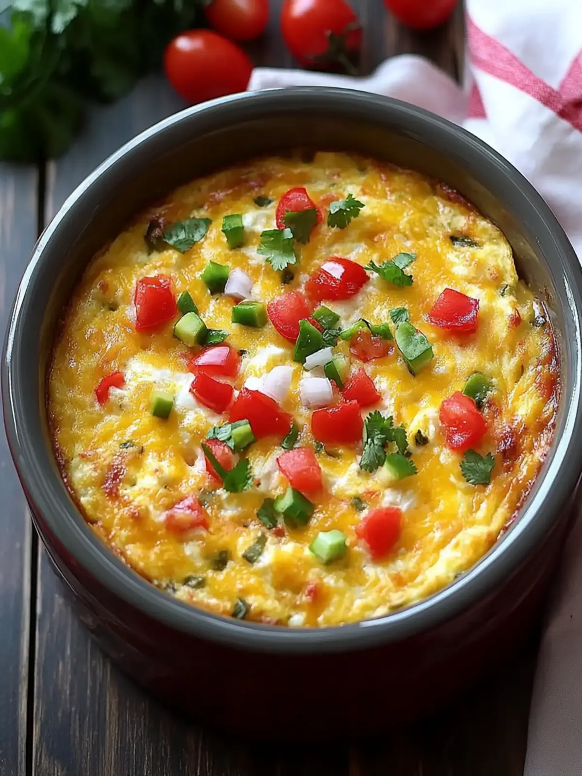 Southwest Crockpot Breakfast Casserole