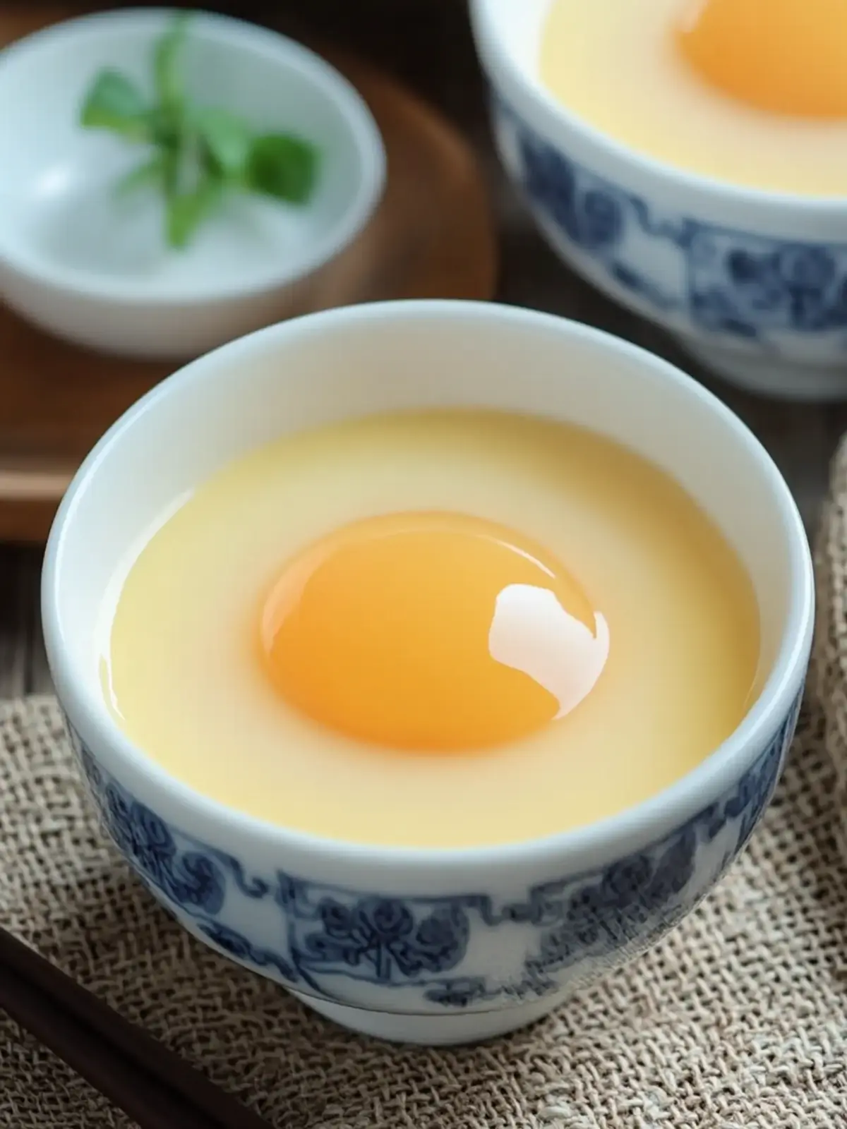 Chinese Steamed Egg Pudding Dessert