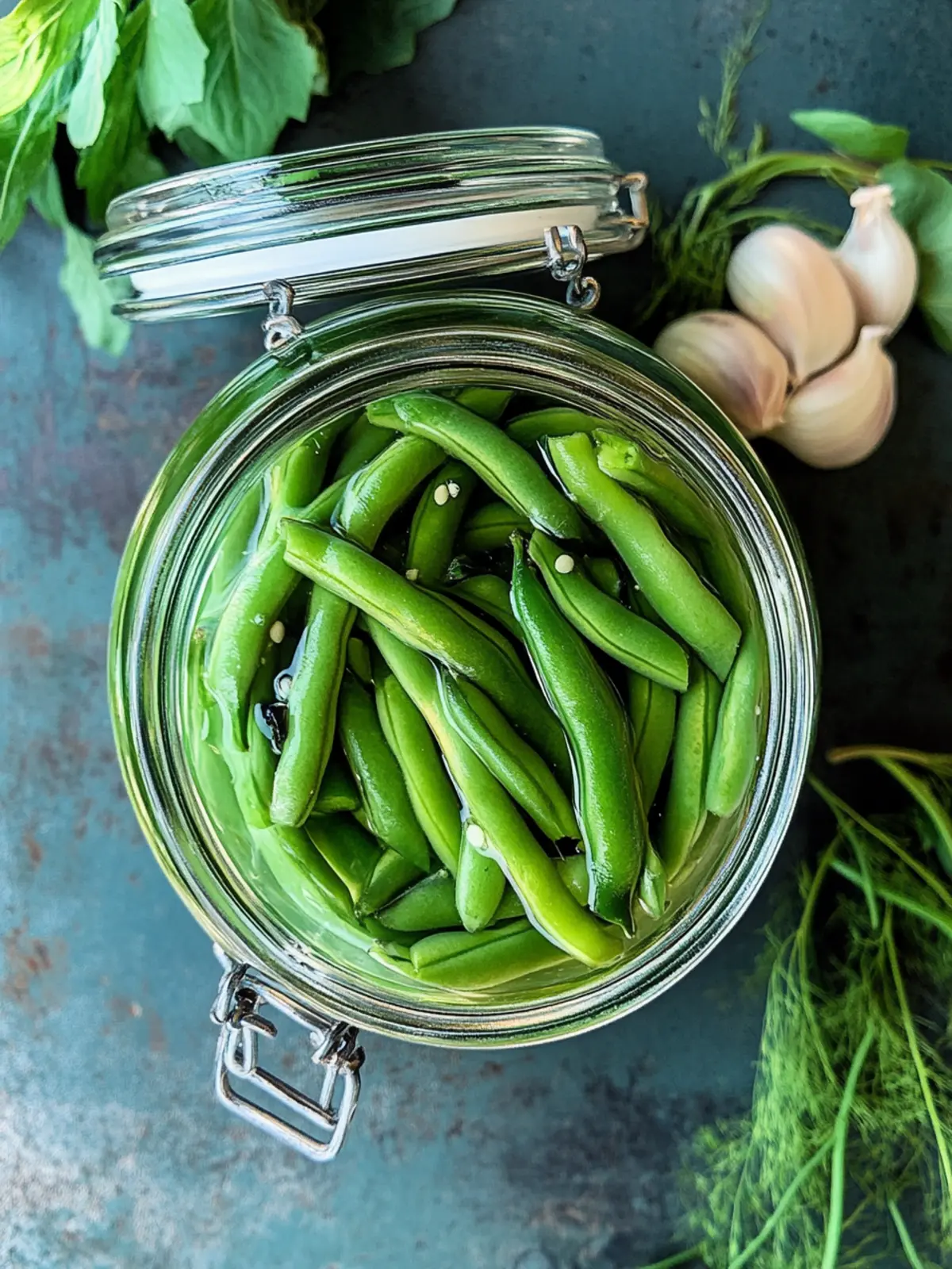 Pickled Green Beans (Dilly Beans)