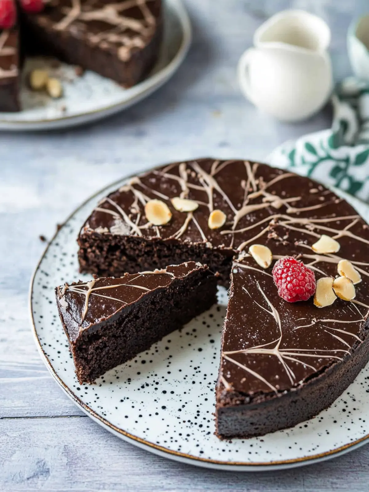 Flourless Chocolate Tahini Cake