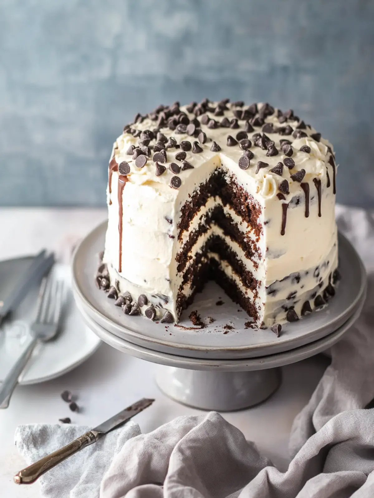 Chocolate Chip Layer Cake