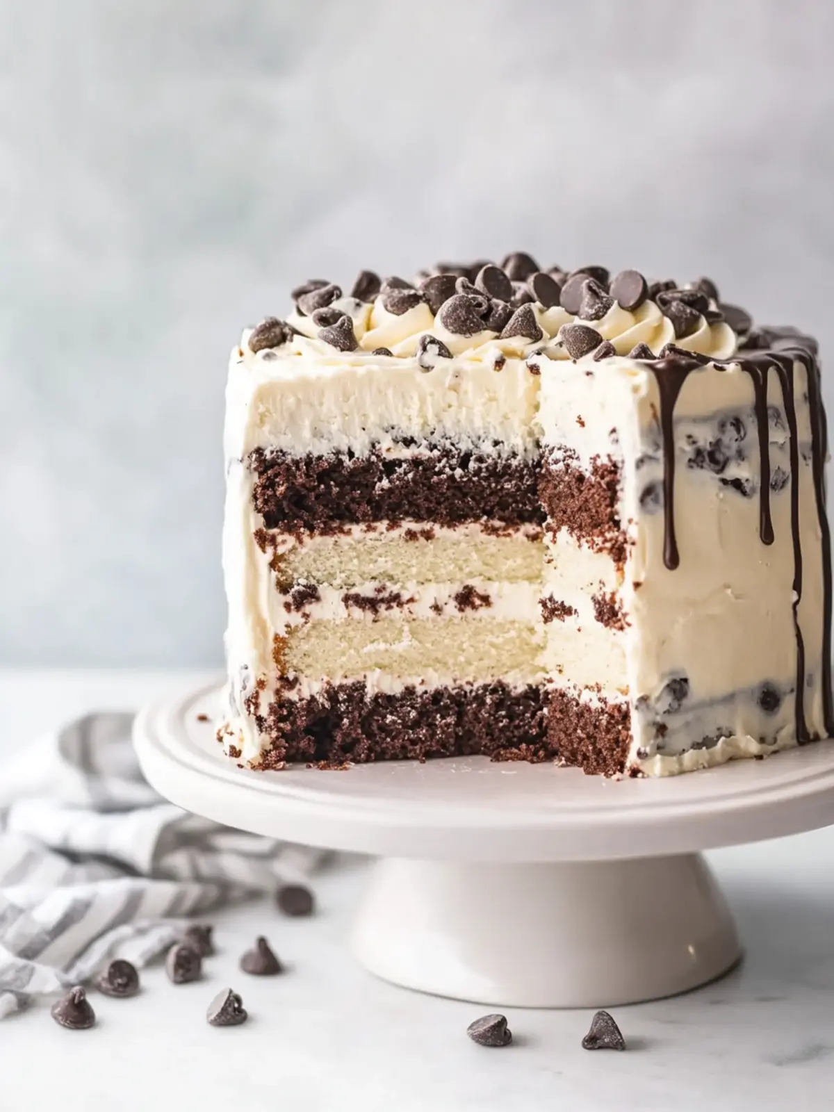 Chocolate Chip Layer Cake