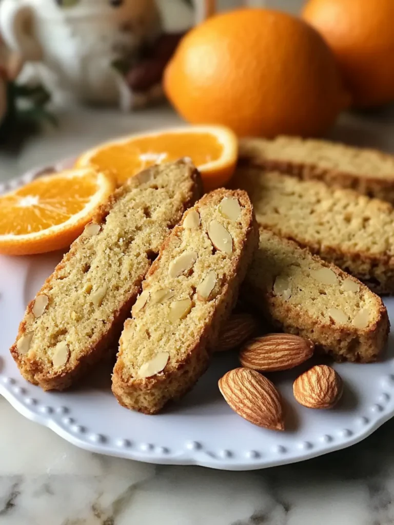 Orange Almond Biscotti