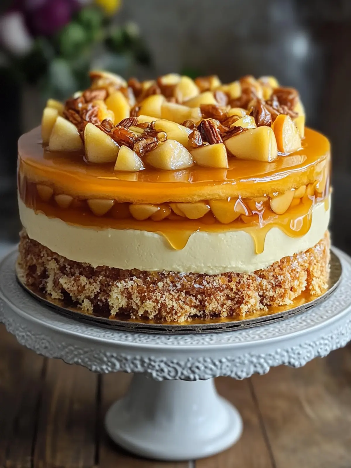 Indulge in Caramel Apple Layer Cake That's Pure Bliss! 2 Caramel Apple Layer Cake