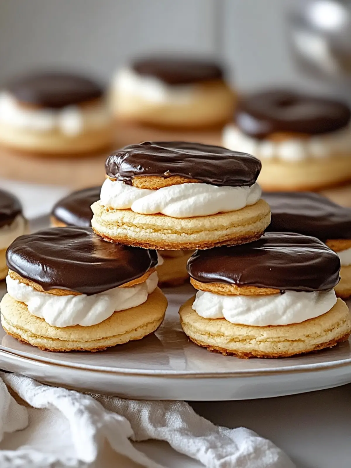Easy Boston Cream Pie Cookies