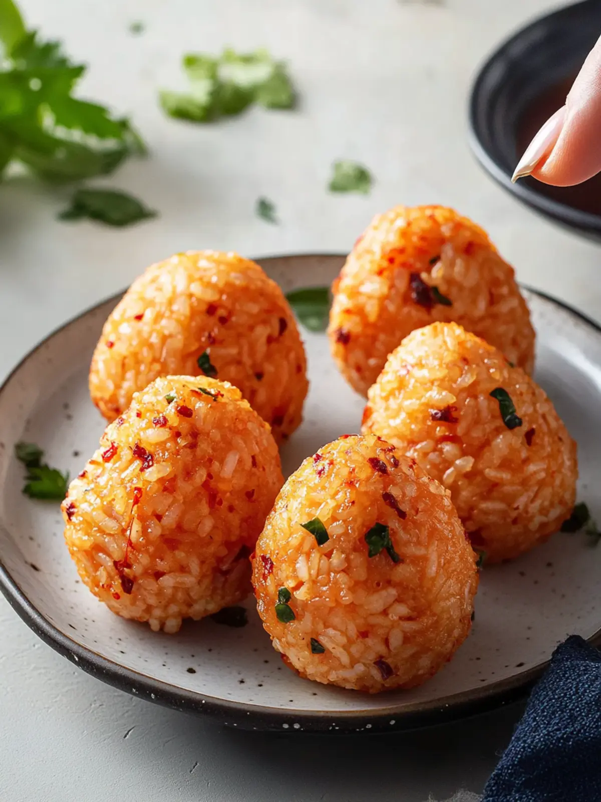Kimchi Rice Balls