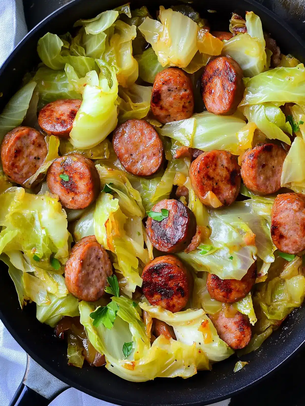 Low Carb Sausage and Cabbage Skillet (Easy One-Pan Meal)