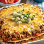 Easy Layered Taco Bake