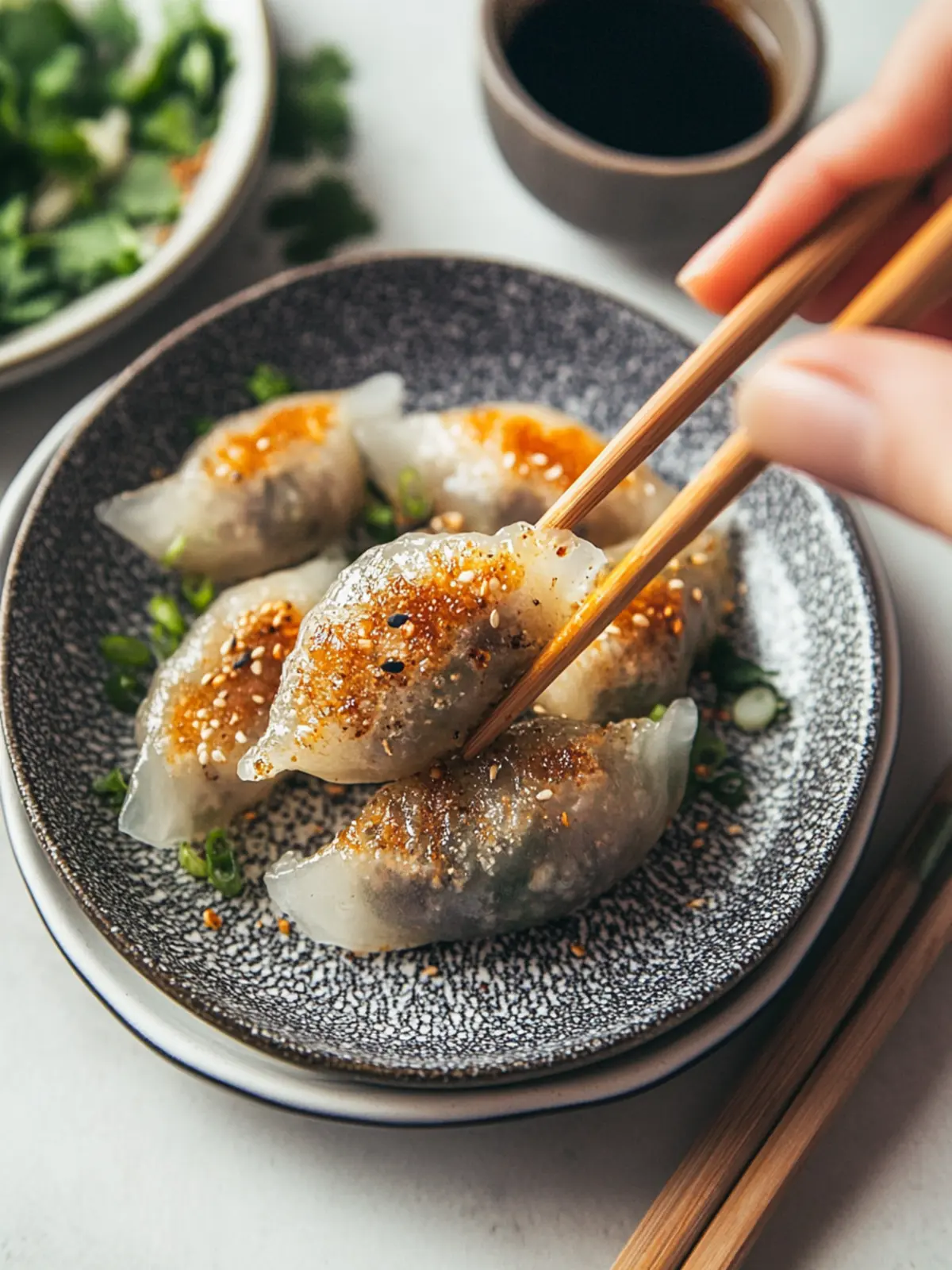 Crispy Rice Paper Dumplings
