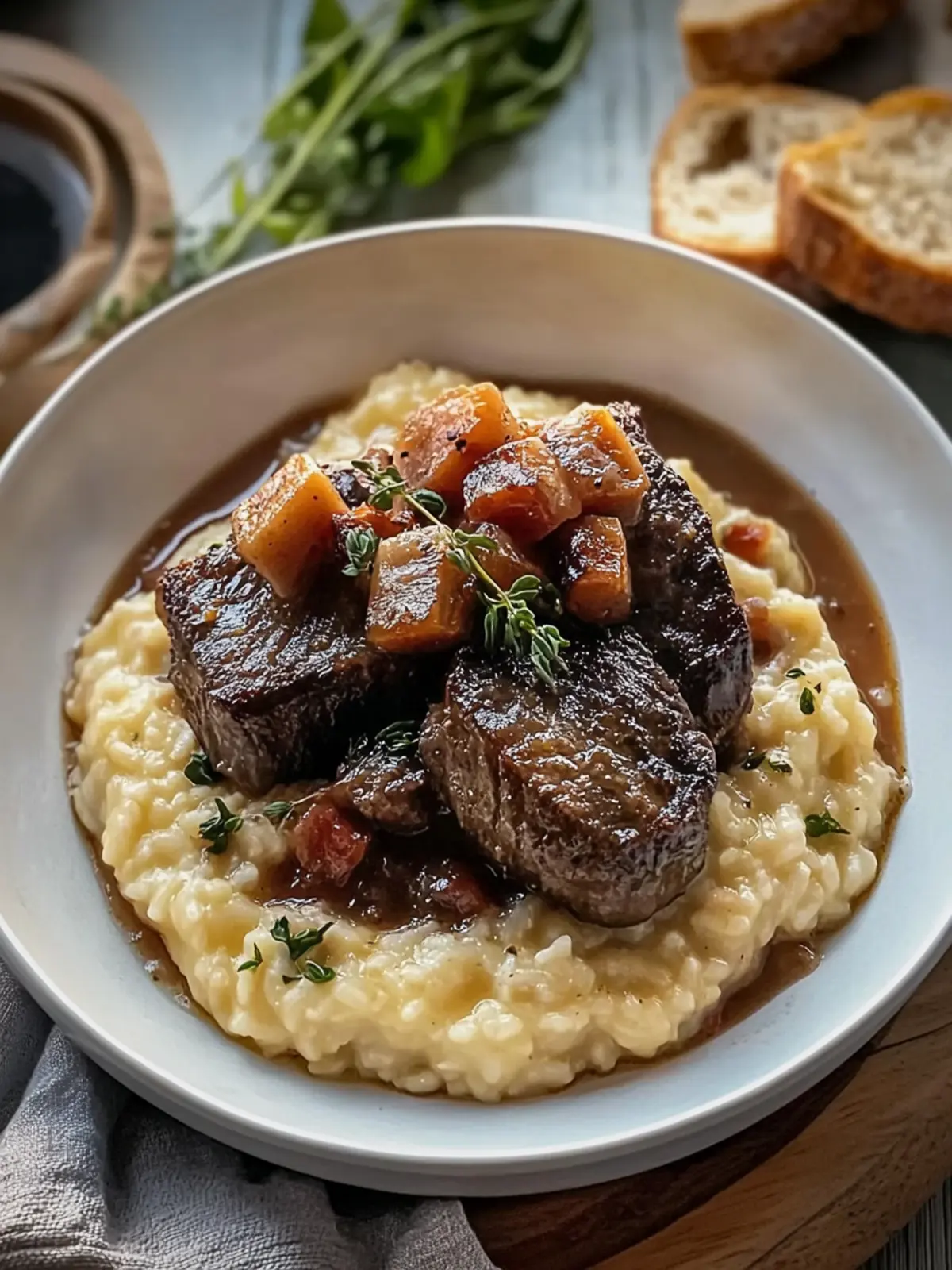 Italian Pot Roast Parmesan Risotto