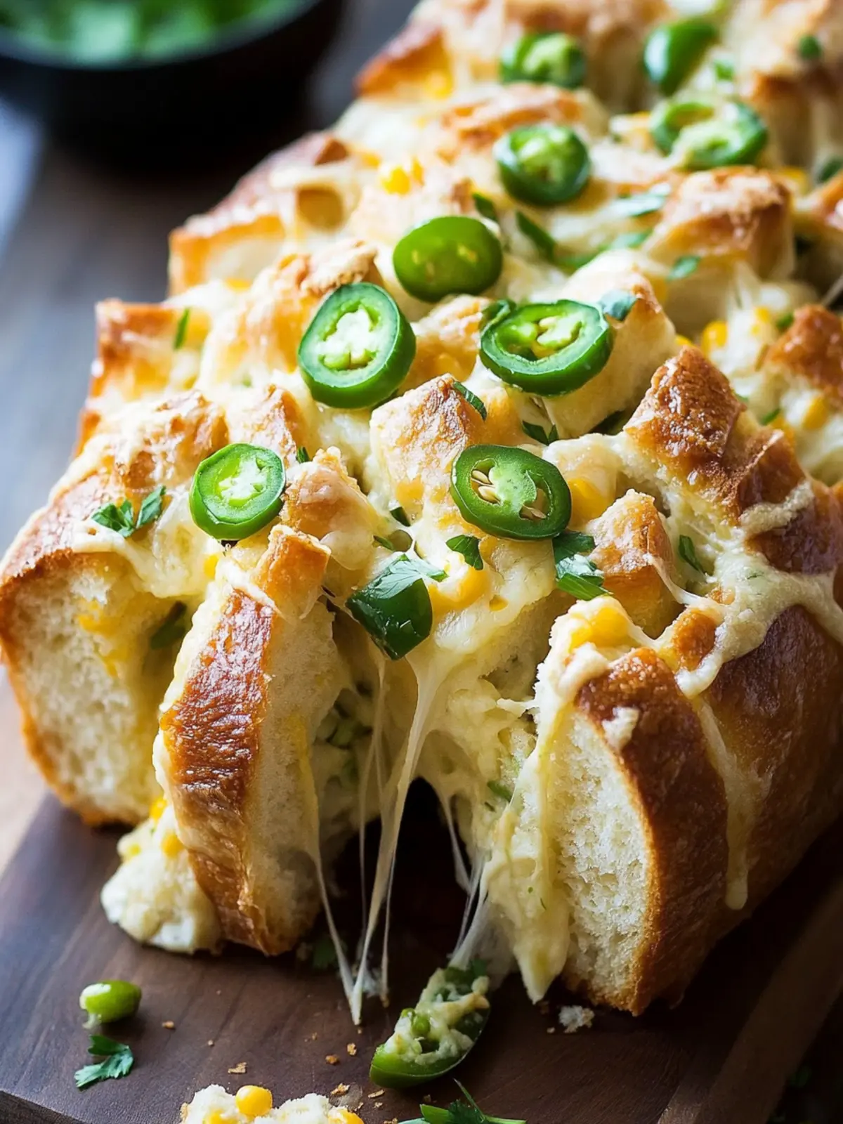 Jalapeño Popper Pull Apart Bread