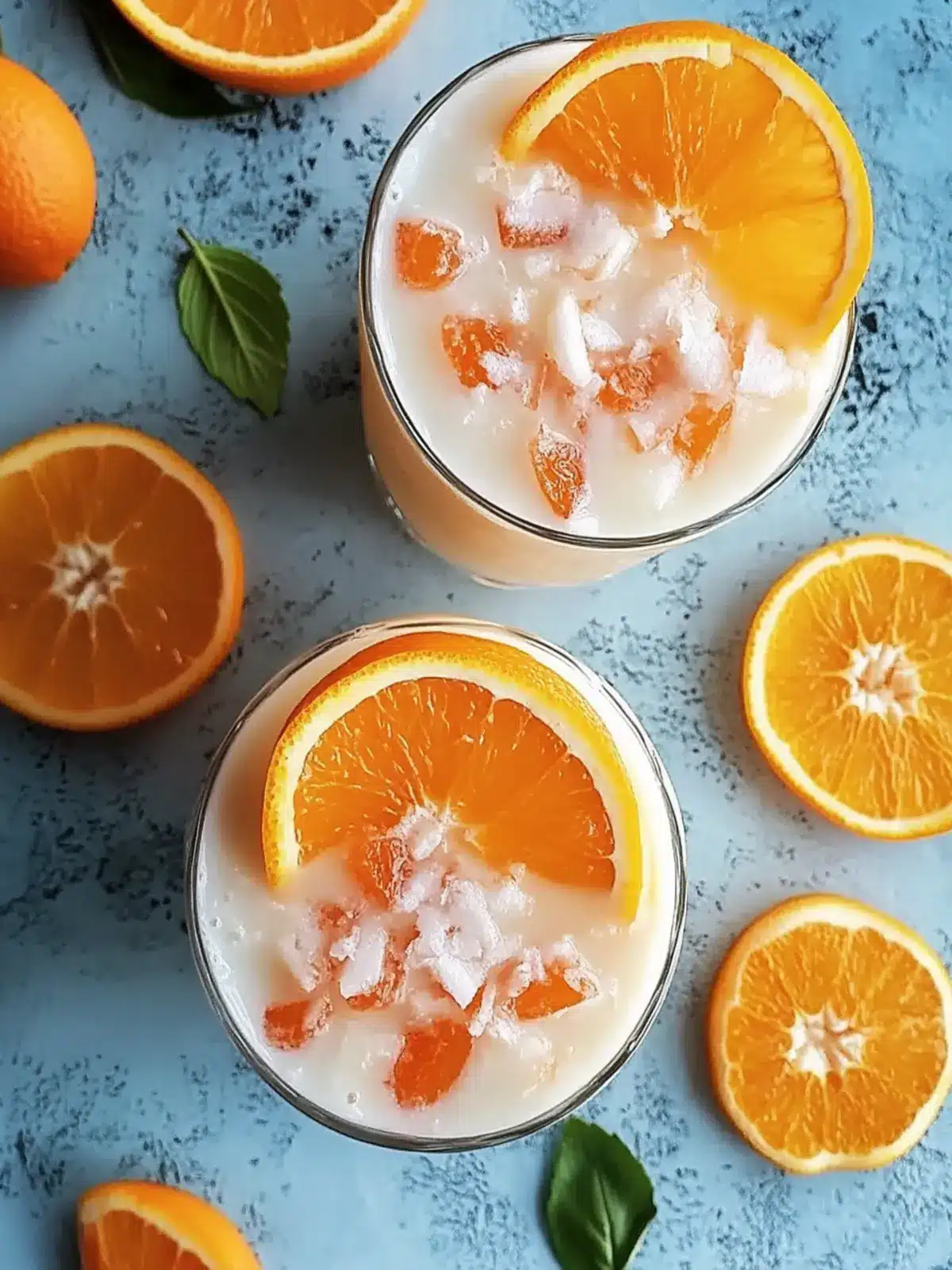 Refreshing Coconut Orange Glow