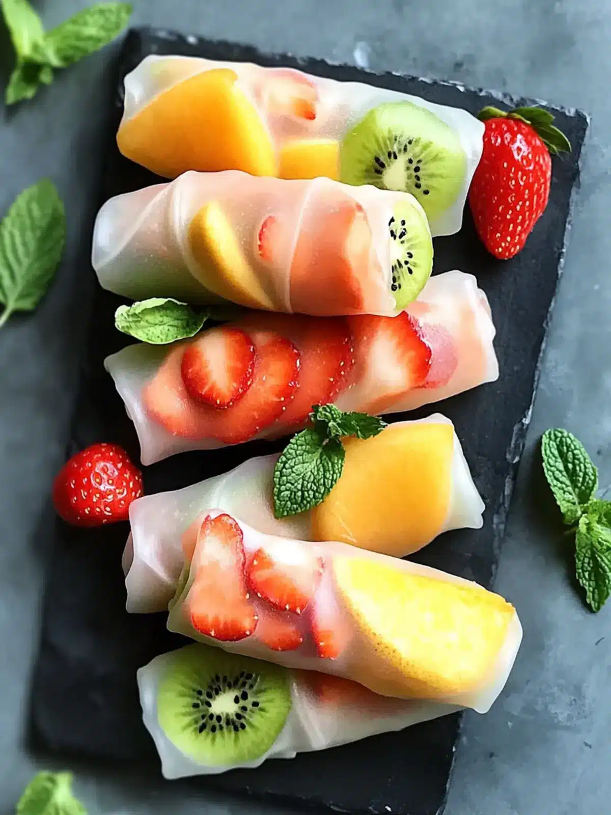 Fruit Spring Rolls