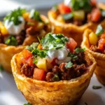 Crispy Potato & Beef Chorizo Taco Cups for Cozy Nights 41 Crispy Potato & Beef Chorizo Taco Cups