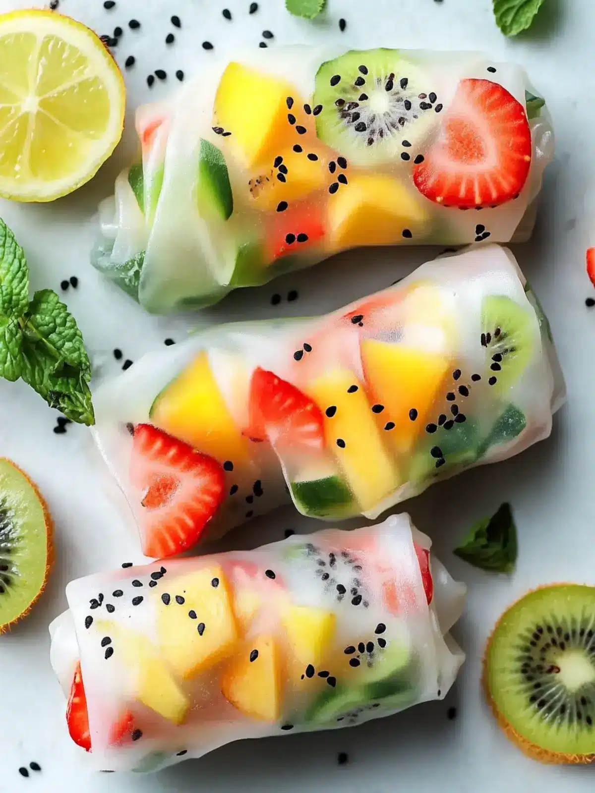 Fruit Spring Rolls