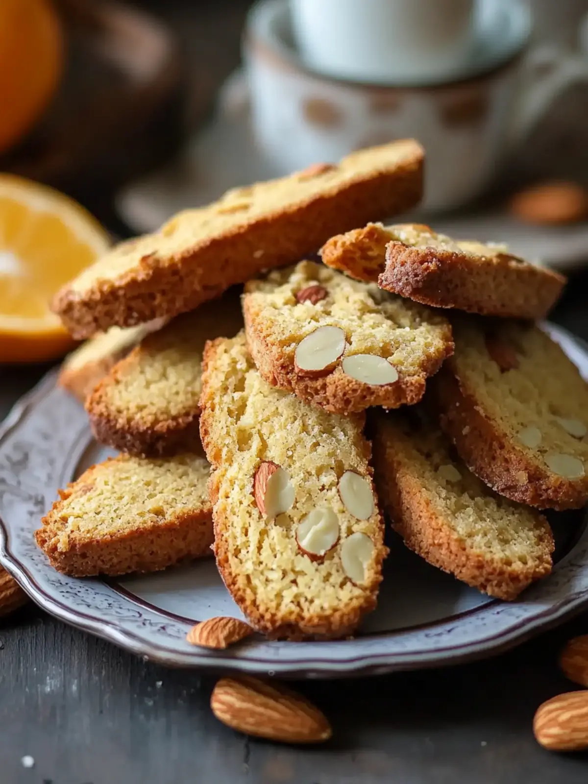 Orange Almond Biscotti
