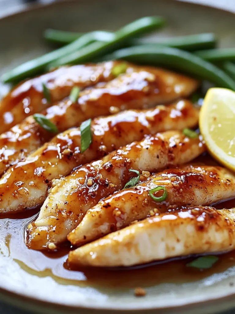 Honey Ginger Glazed Tilapia