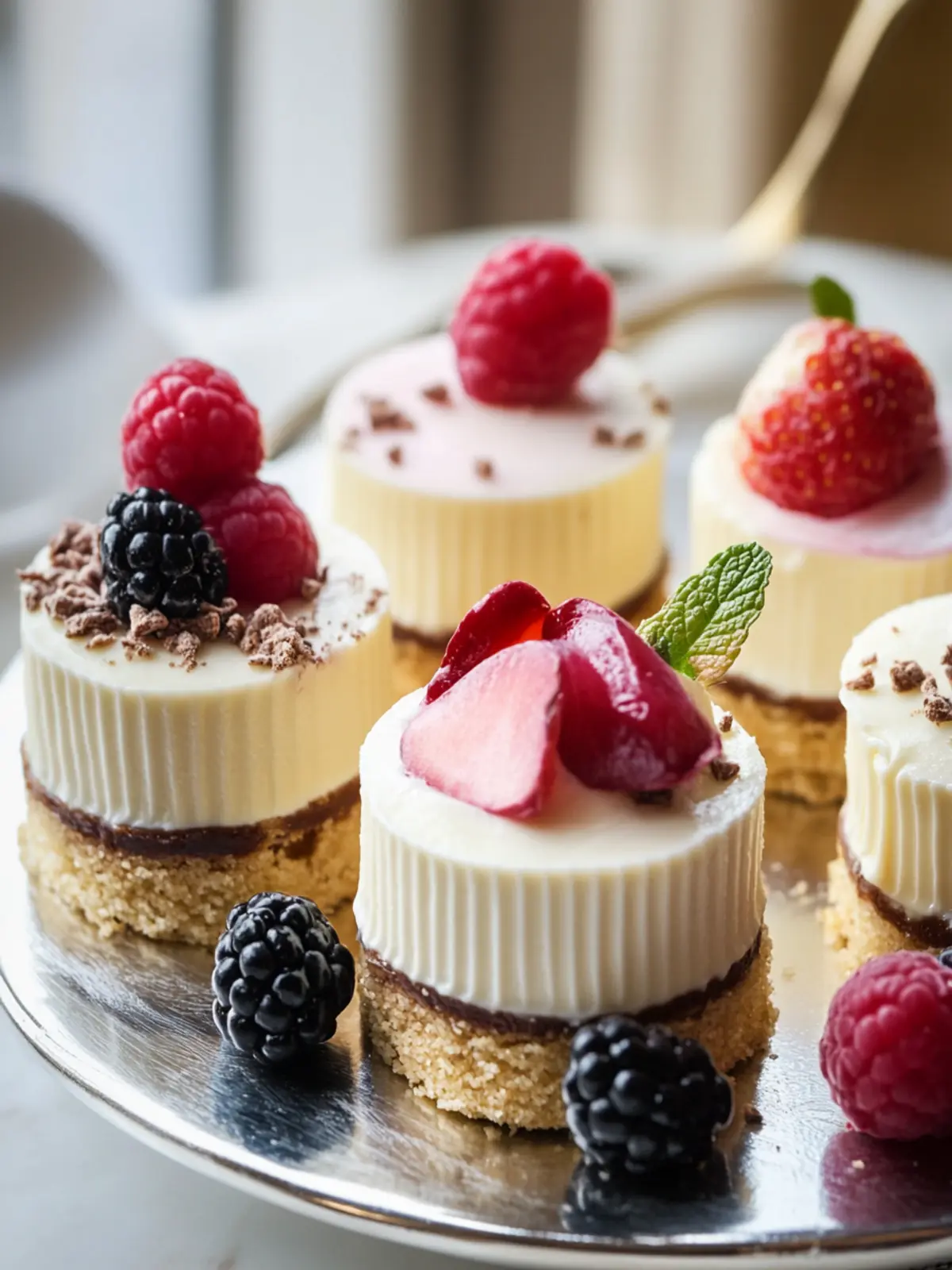 Sweet and Creamy Mini Cheesecakes