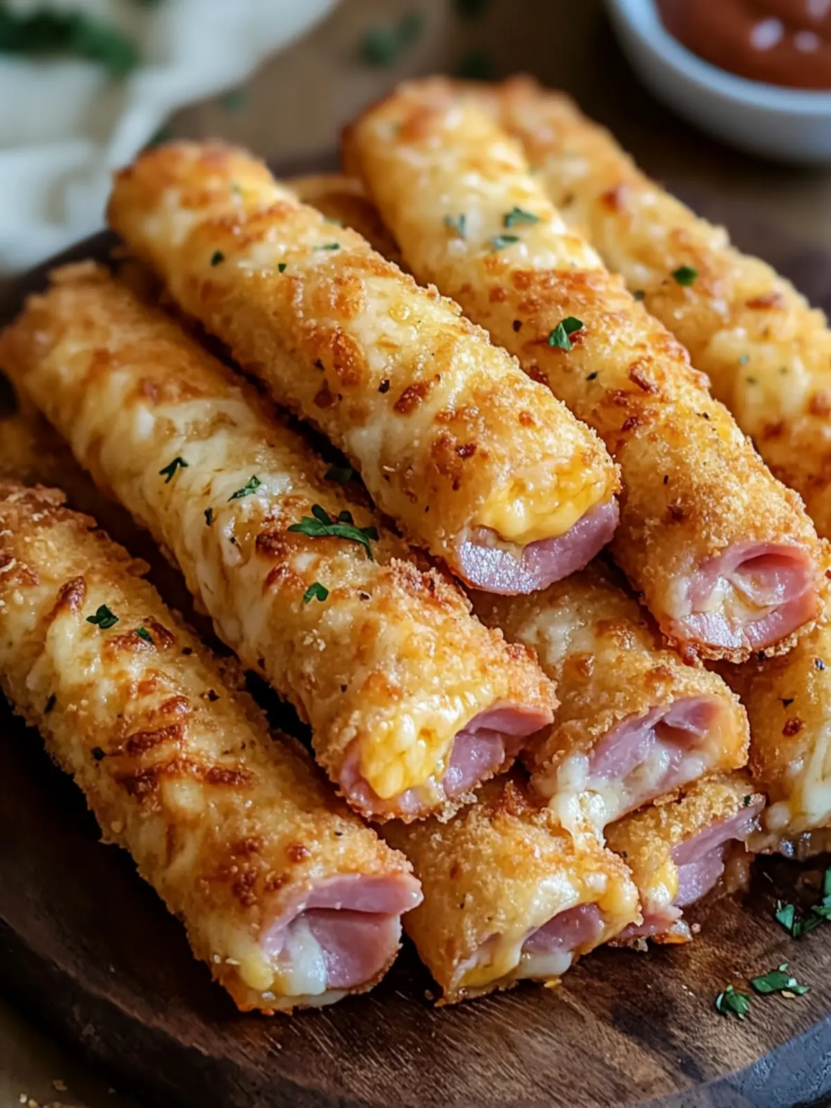 Ham and Cheese Sticks