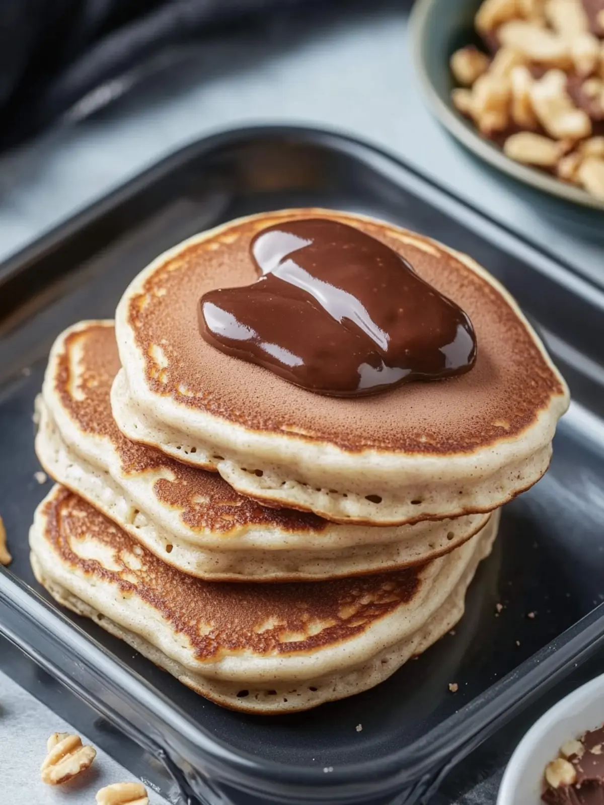 Delicious Chocolate Sunbutter Pancake Sandwiches Made Easy 2 Chocolate Sunbutter Pancake Sandwiches