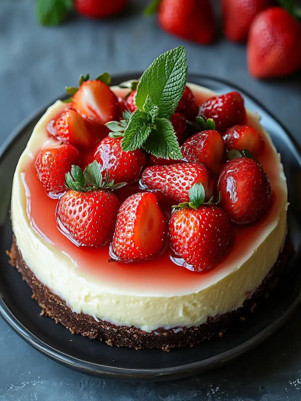 Indulge in Homemade White Chocolate Strawberry Cheesecake Bliss 3 Homemade White Chocolate Strawberry Cheesecake