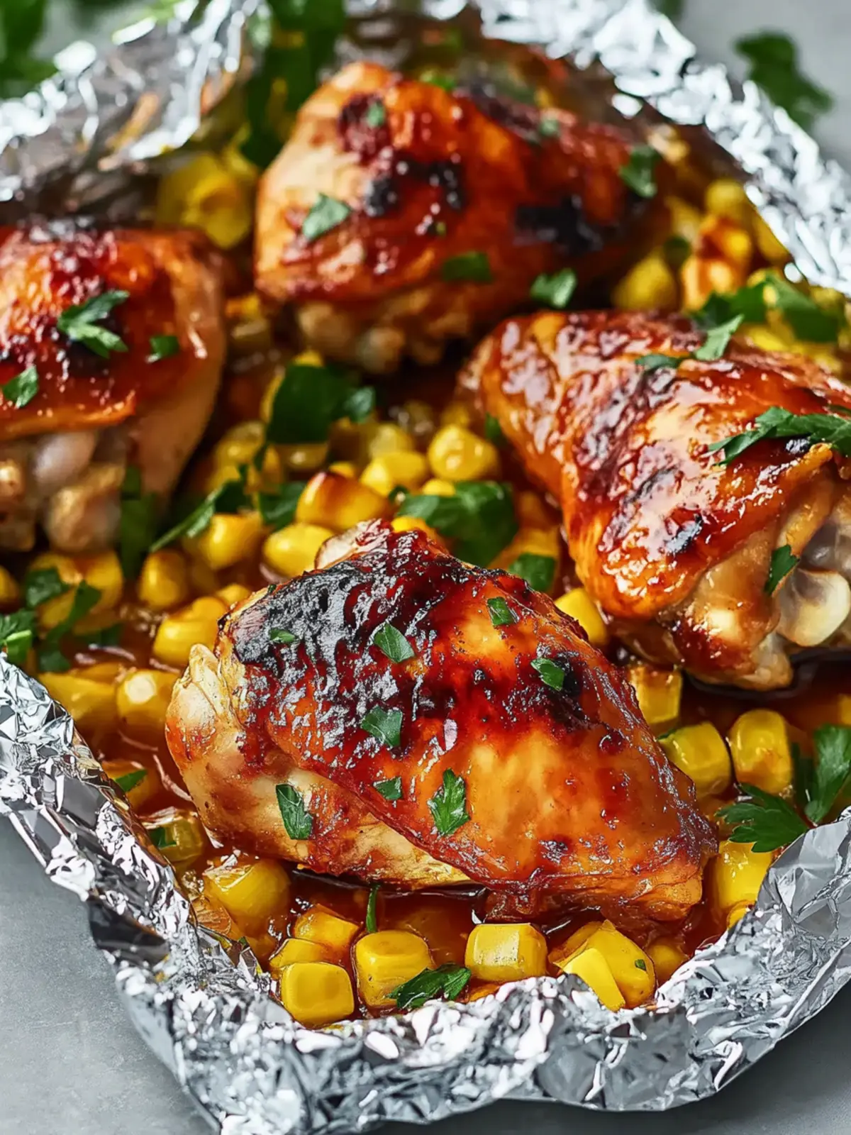 Savory Chicken Thighs and Drumsticks in Foil Packets Delight 3 Chicken Thighs and Drumsticks in Foil Packets