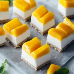 Delicious No Bake Coconut Mango Cheesecake Bars You’ll Love 6 No Bake Coconut Mango Cheesecake Bars