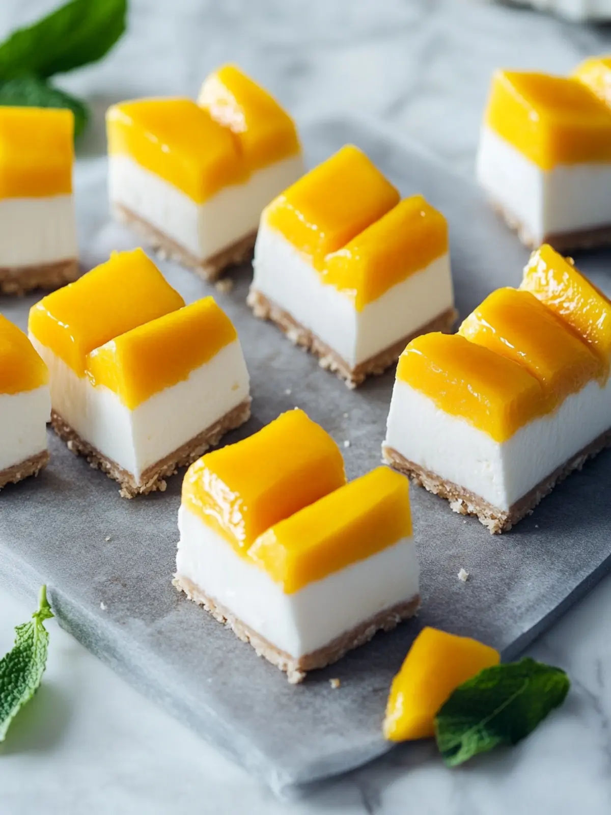 Delicious No Bake Coconut Mango Cheesecake Bars You’ll Love 5 No Bake Coconut Mango Cheesecake Bars