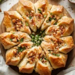 Pork Floss and Scallion Star Bread