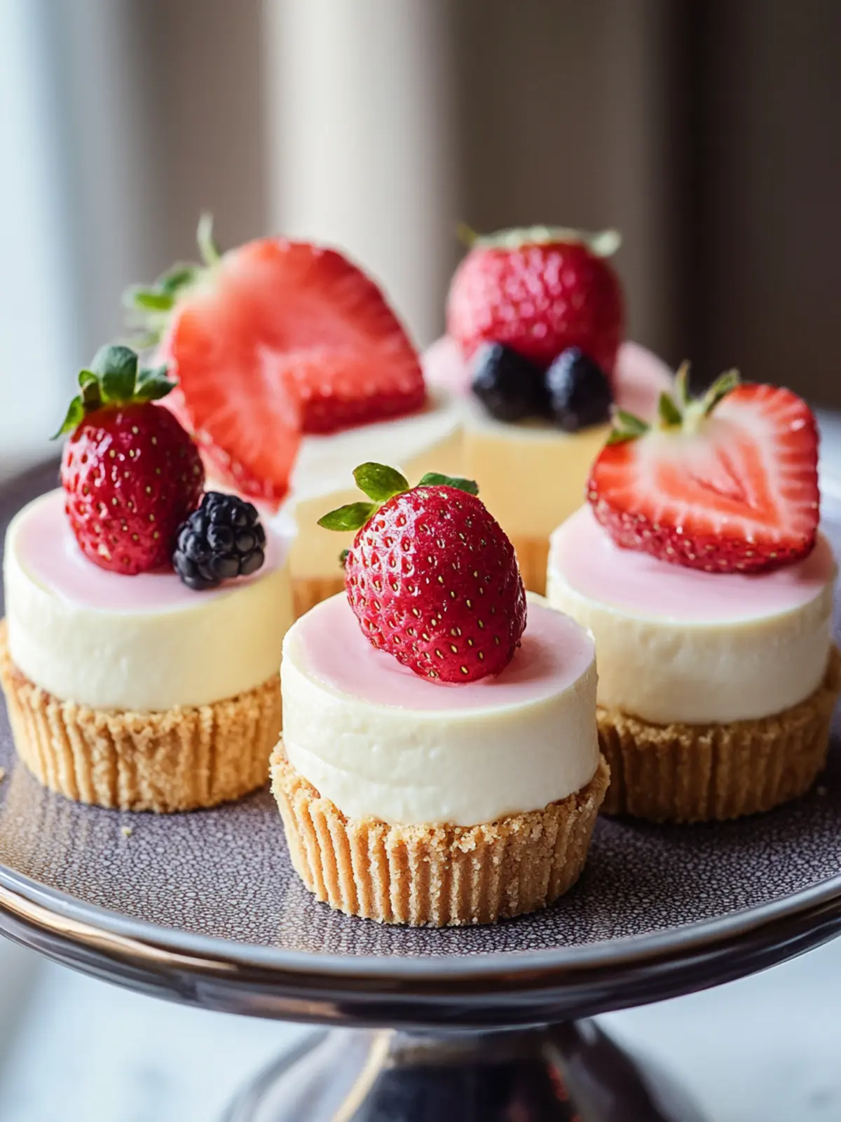 Sweet and Creamy Mini Cheesecakes