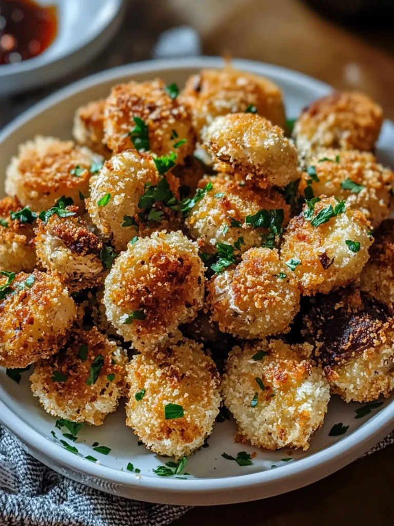 31-Minute Air Fryer Breaded Mushrooms
