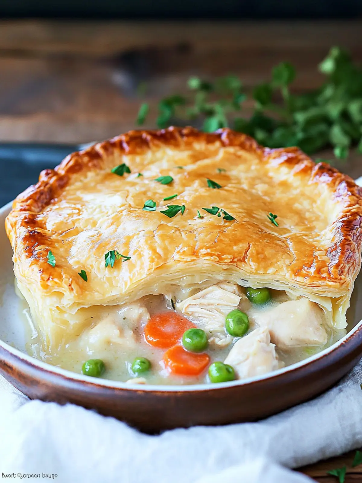 Puff Pastry Chicken Pot Pie