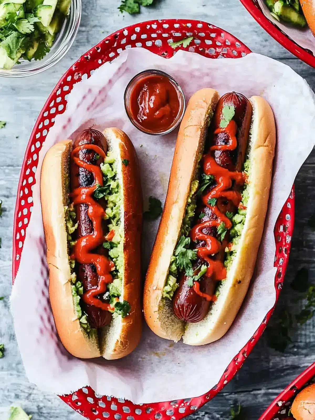 Spiral Grilled Hot Dogs