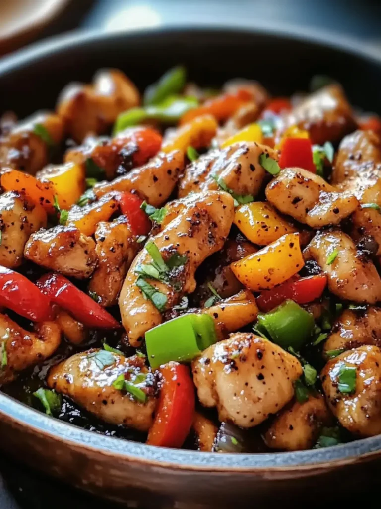 Sizzling Black Pepper Chicken