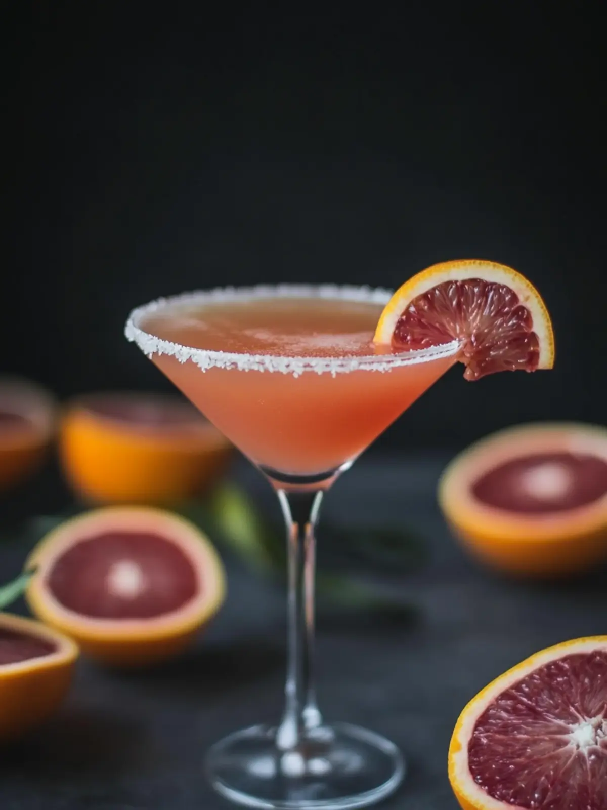 Blood Orange Vanilla Martini