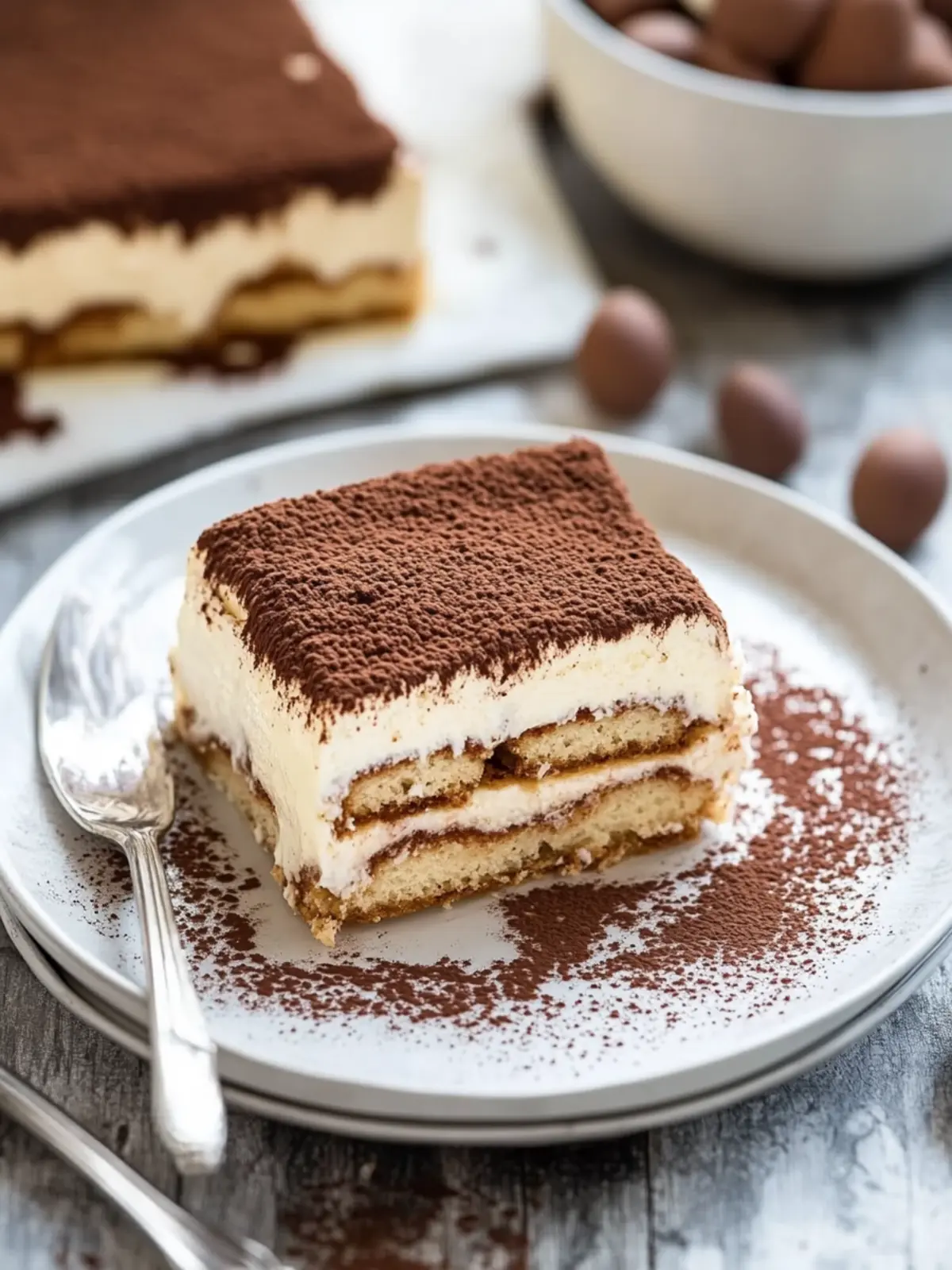 Classic Tiramisu Without Eggs