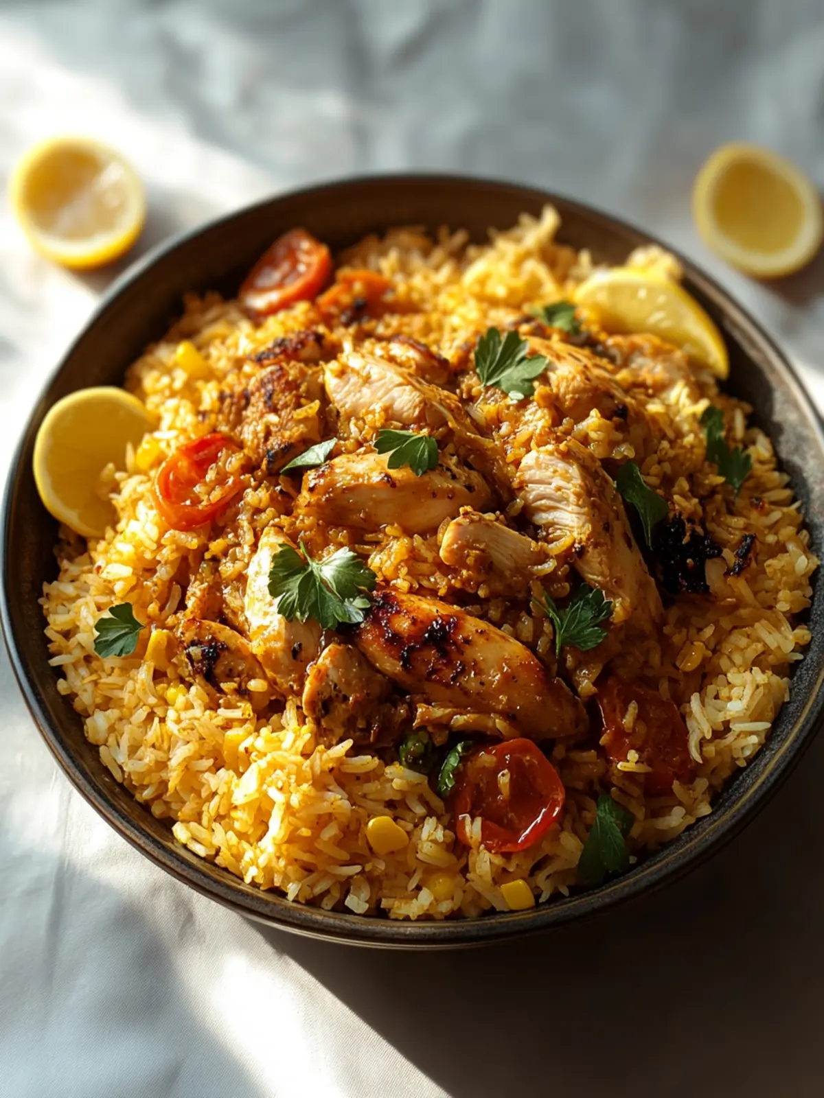 One Pot Shawarma Chicken and Rice