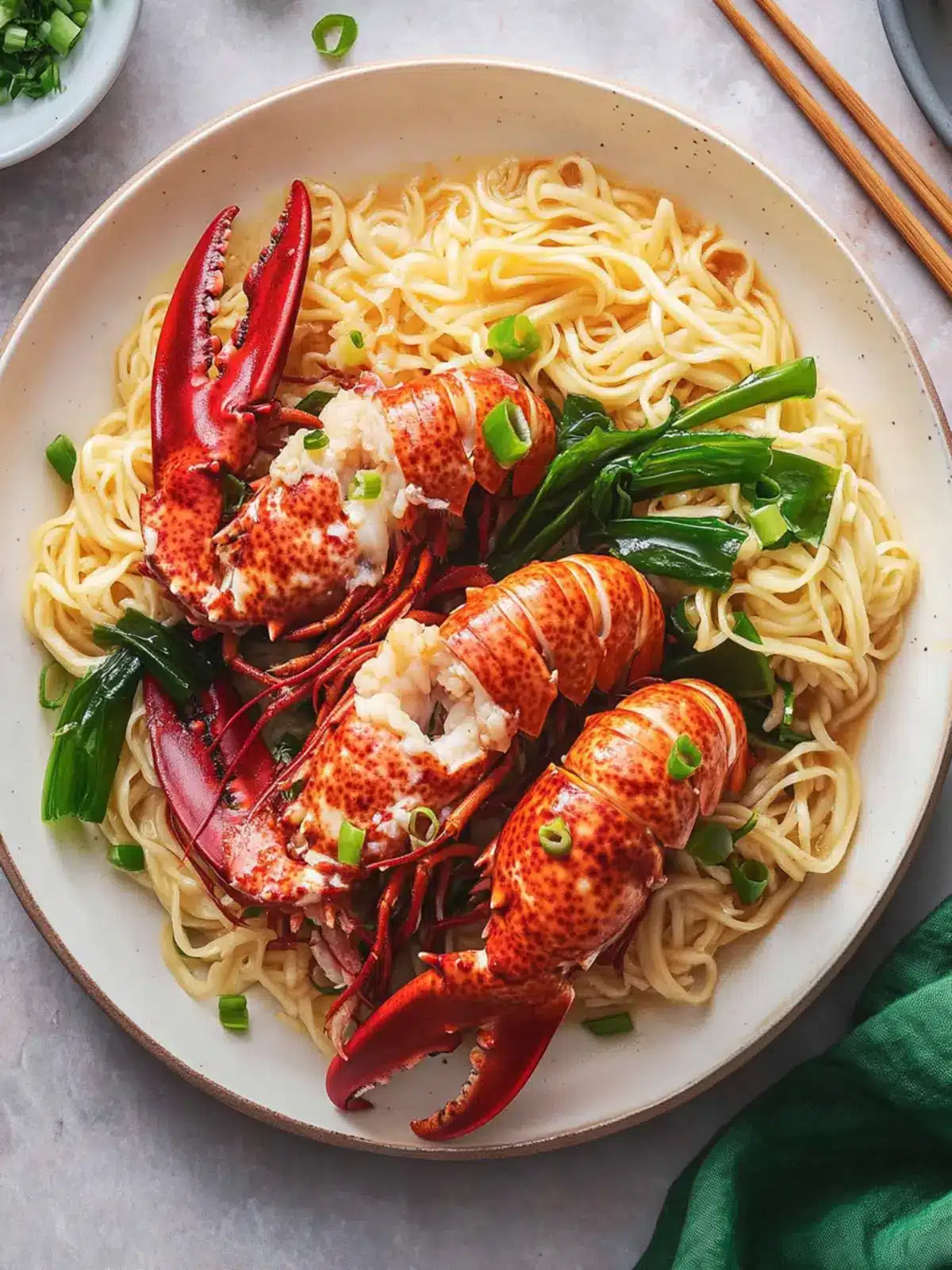 Lobster Noodles (Lobster Yee Mein)
