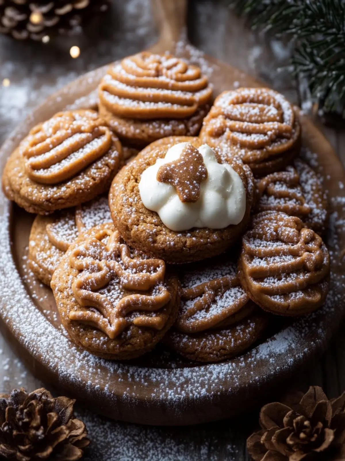 Gingerbread Cheesecake Cookie