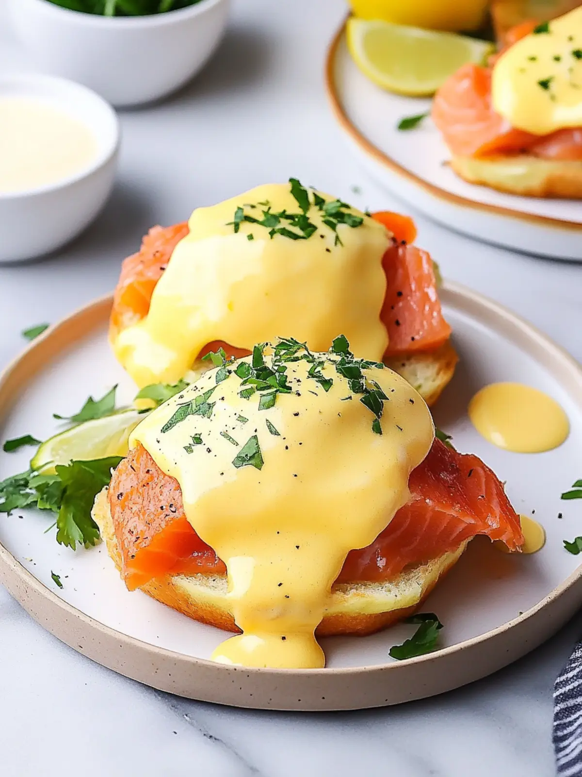 Easy Smoked Salmon Eggs Benedict