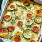 Simple Baked Zucchini and Cheese