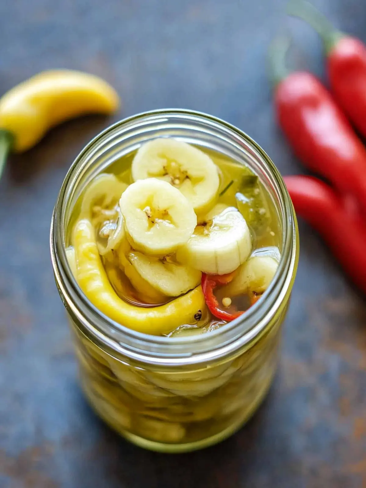 Easy Pickled Banana Peppers