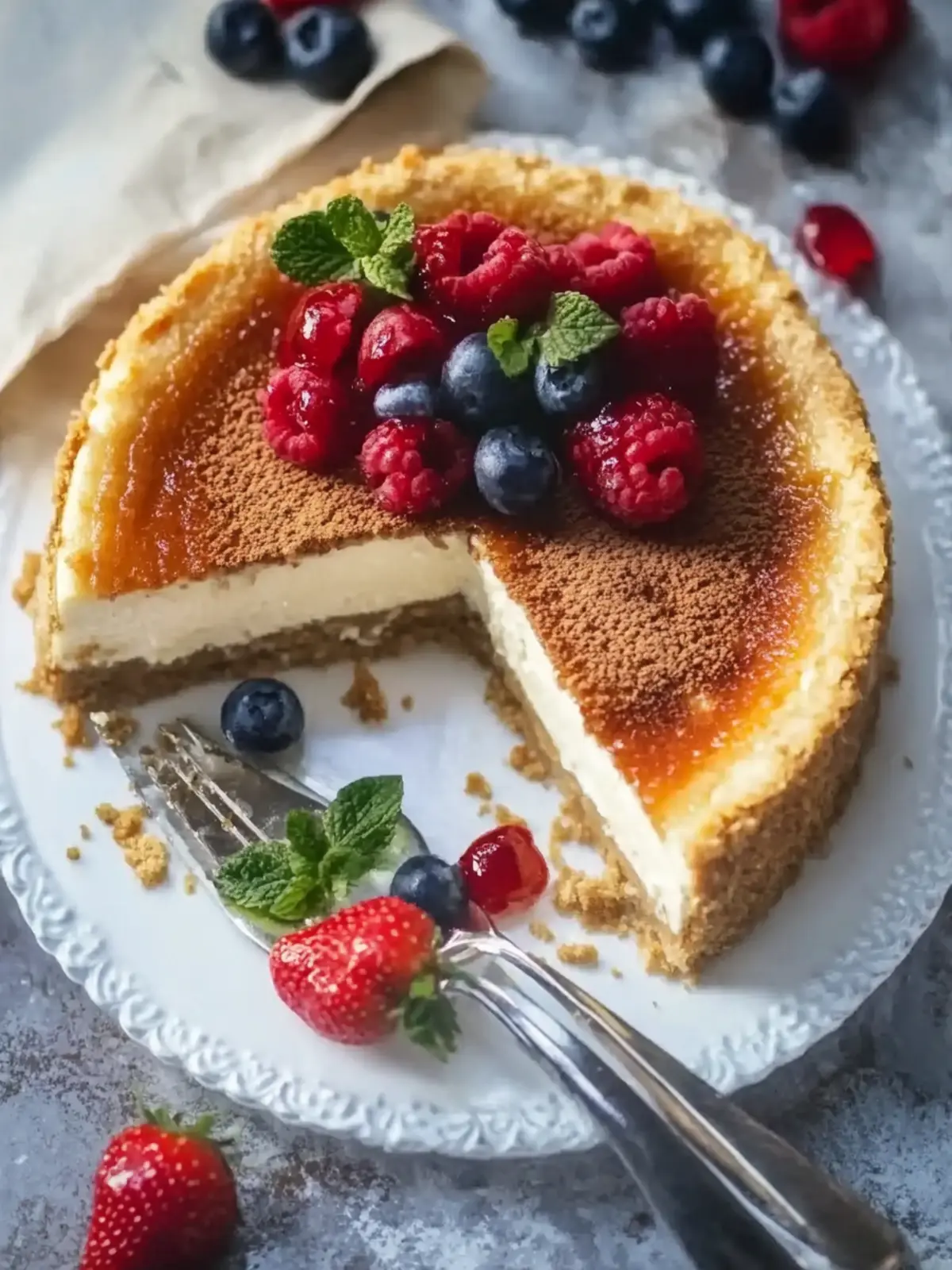 Double Crust Cheesecake