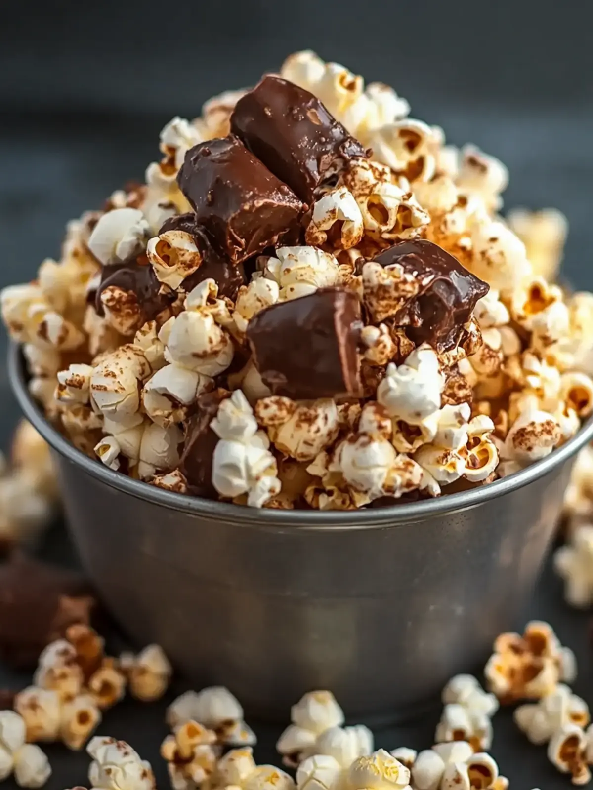 Decadent Snickers Popcorn