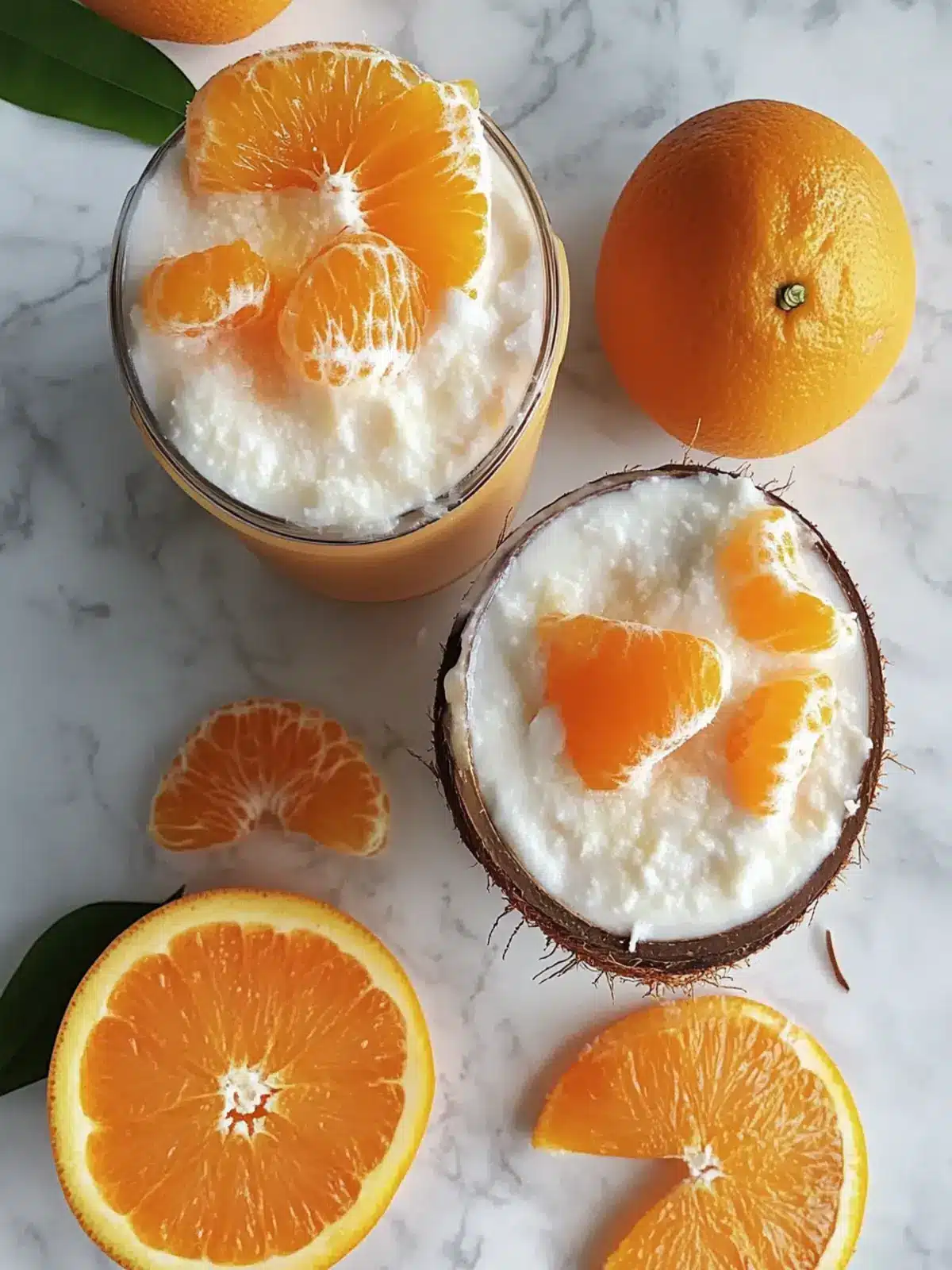 Refreshing Coconut Orange Glow