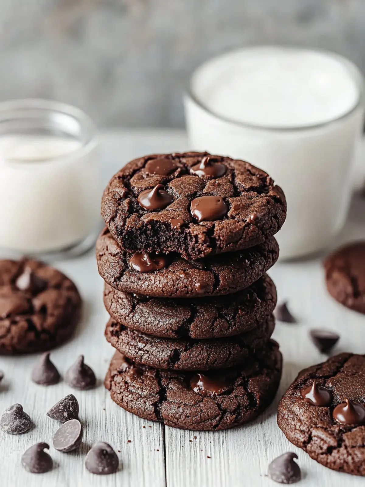 Vegan Double Chocolate Cookies that Melt in Your Mouth 4 Vegan Double Chocolate Cookies