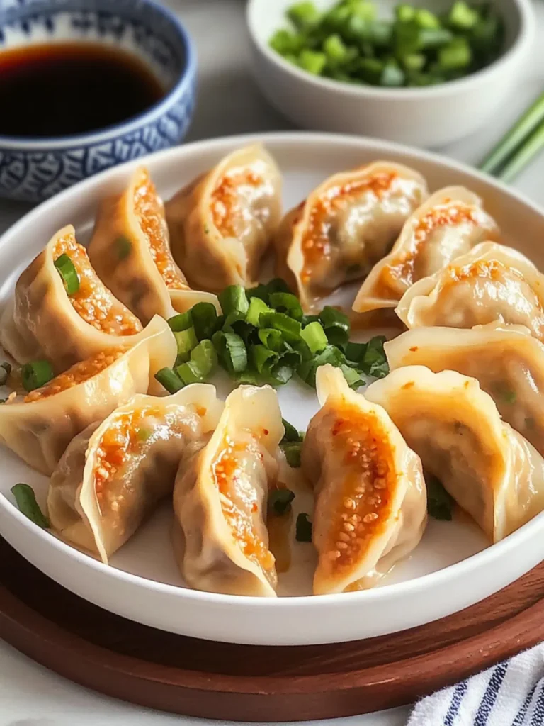 Kimchi Mandu (Korean Kimchi Dumplings)