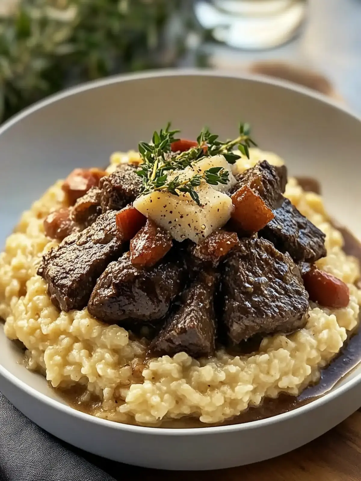 Italian Pot Roast Parmesan Risotto
